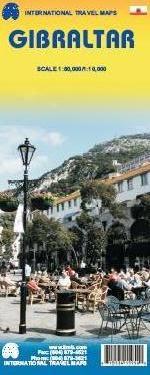 Online bestellen: Wegenkaart - landkaart Gibraltar | ITMB