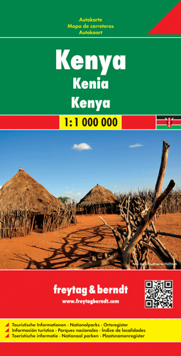 Wegenkaart - landkaart Kenya - Kenia | Freytag & Berndt de zwerver