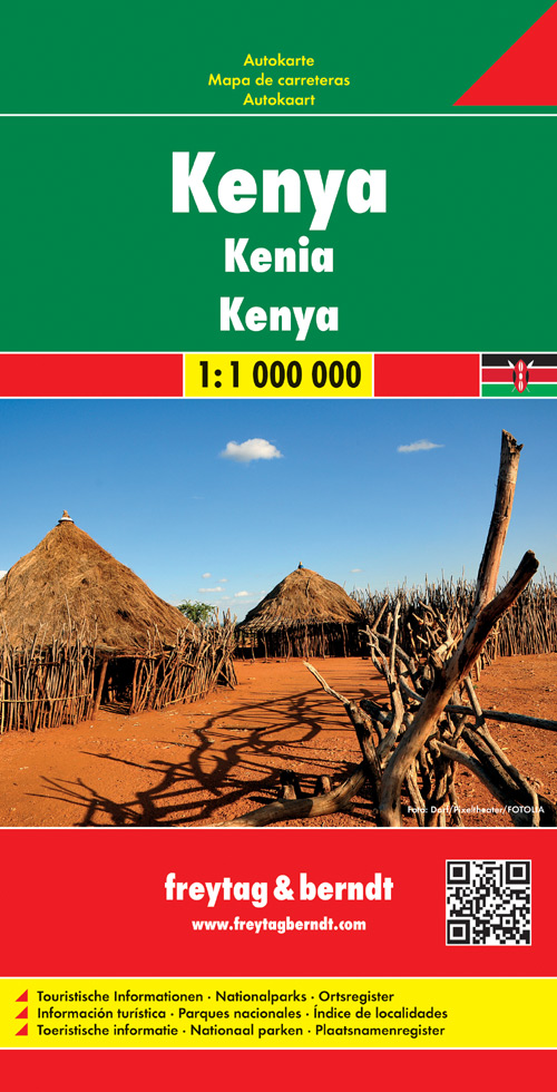 Wegenkaart – landkaart Kenya – Kenia | Freytag & Berndt
