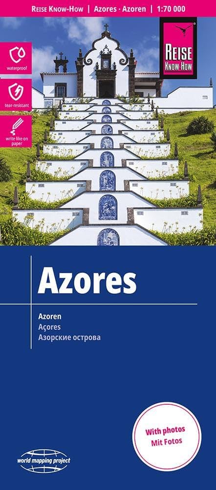 Online bestellen: Wegenkaart - landkaart Azores - Azoren | Reise Know-How Verlag
