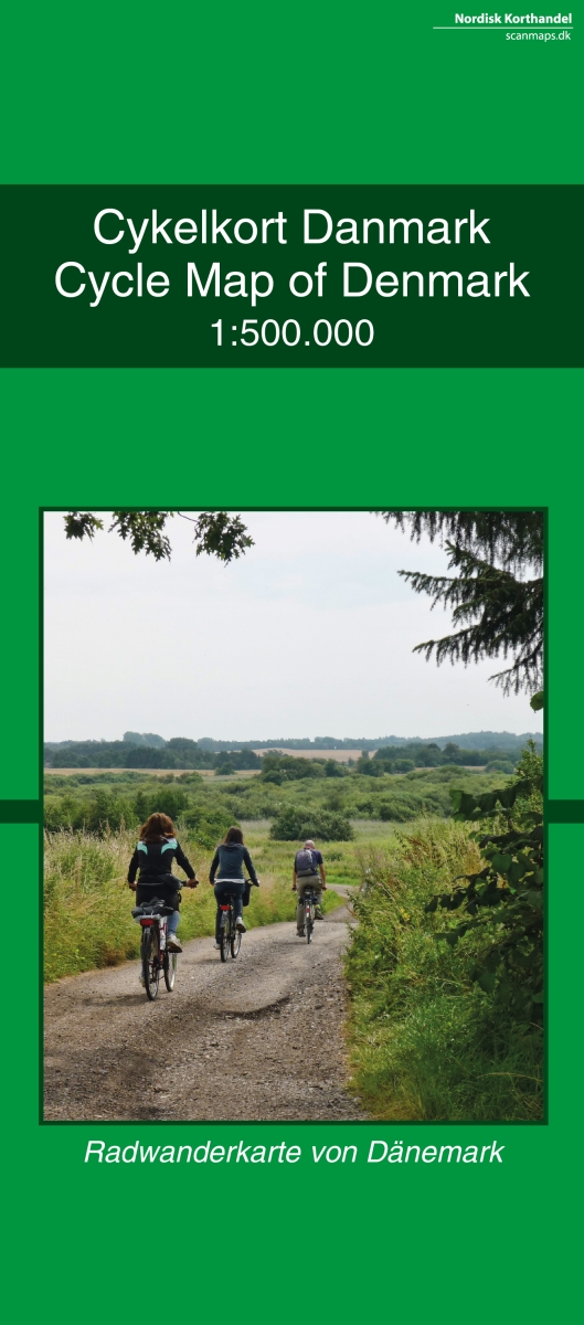 Fietskaart Cykelkort Danmark - Denemarken | Scanmaps |