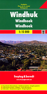 Online bestellen: Stadsplattegrond Windhoek (Namibië) | Freytag & Berndt