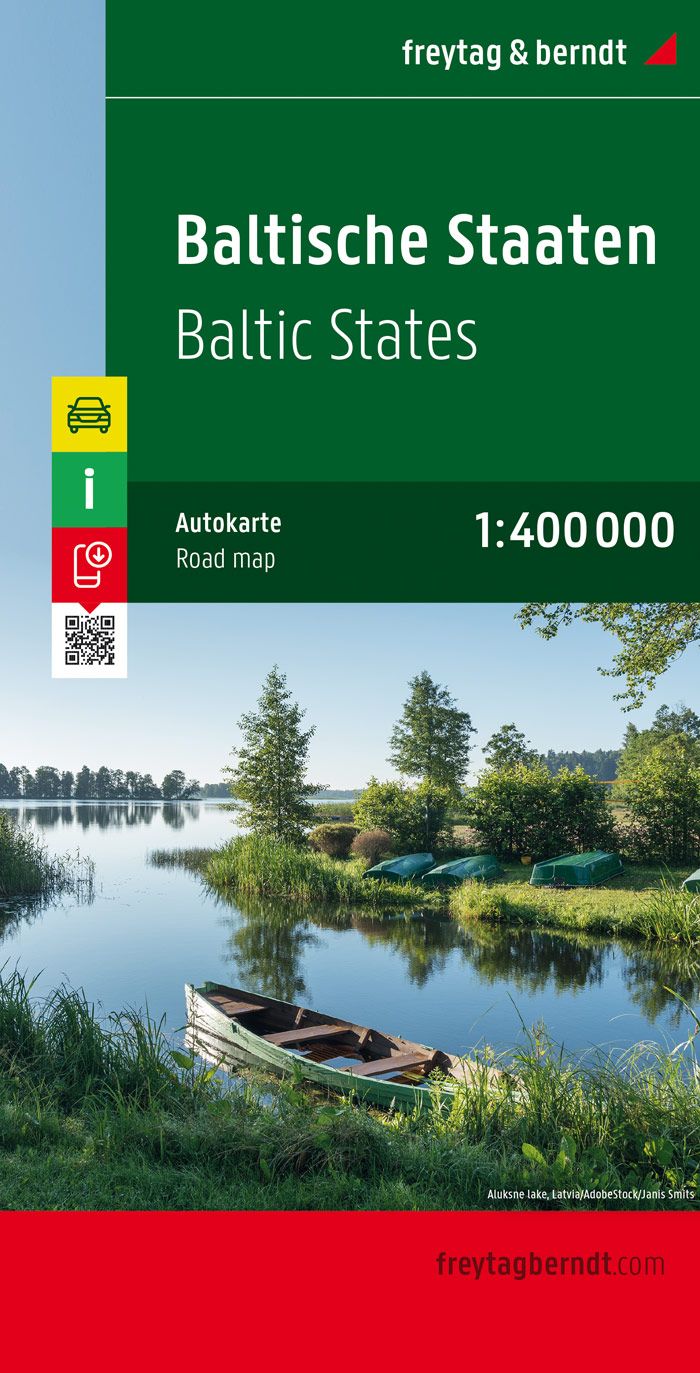 Online bestellen: Wegenkaart - landkaart Baltische Staten | Freytag & Berndt