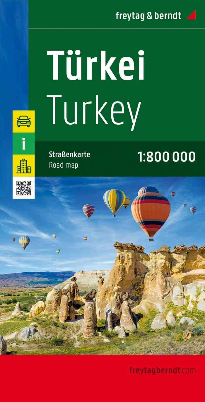 Online bestellen: Wegenkaart - landkaart Turkije | Freytag & Berndt
