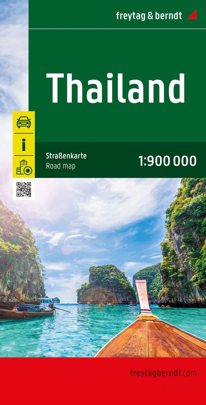 Online bestellen: Wegenkaart - landkaart Thailand | Freytag & Berndt