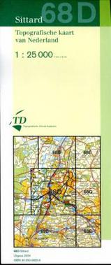 Topografische kaart - wandelkaart 68D Sittard |