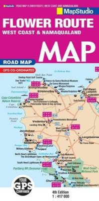 Landkaart - Wegenkaart 06 Flower Route, West Coast &amp; Namaqualand Road Map | Map Studio | 