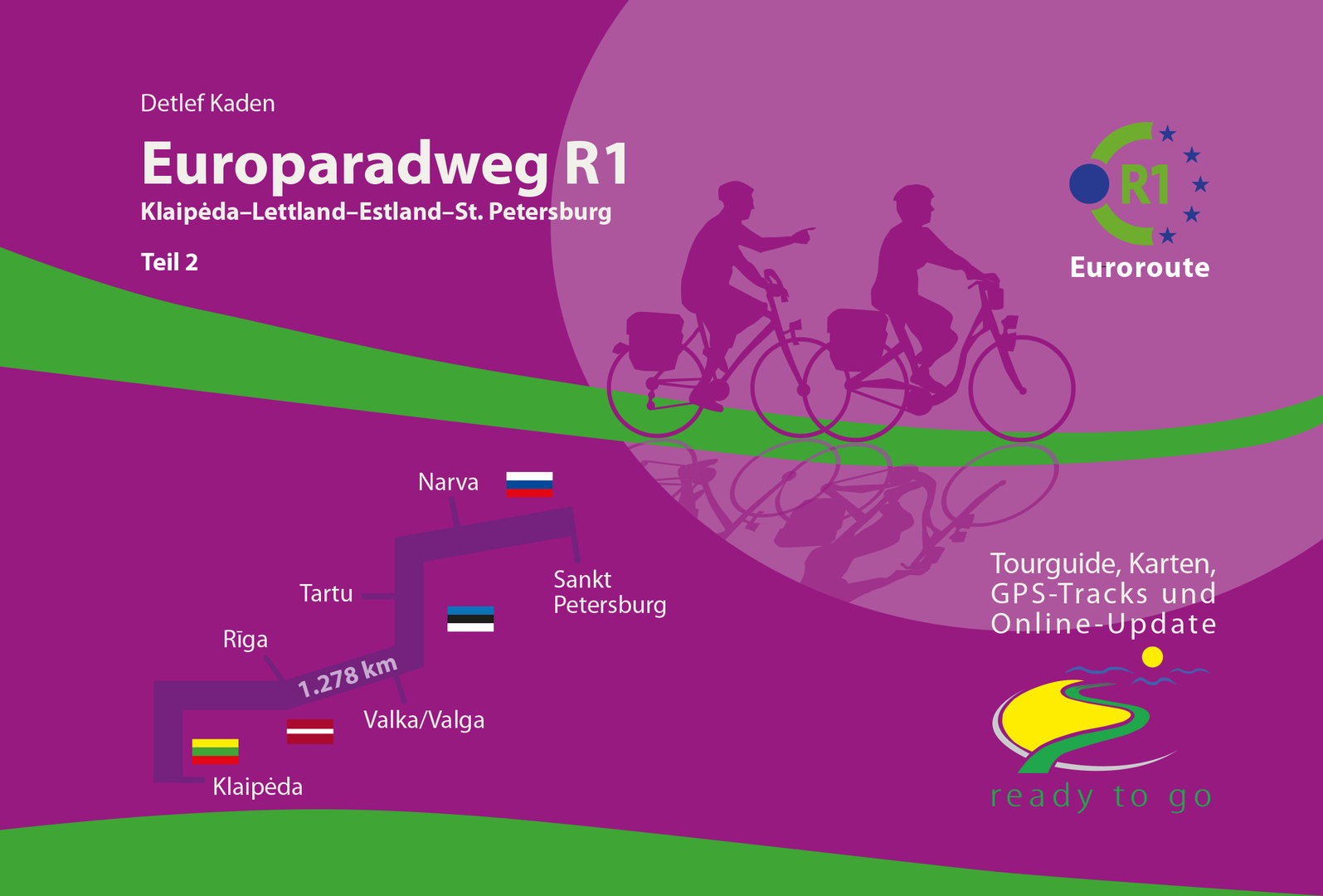 Online bestellen: Fietsgids Europaradweg R1 deel 2: Klaipeda - St. Petersburg | IS Radweg