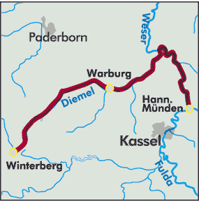 Fietsgids Bikeline Fietsroute Diemel Radweg | Esterbauer ...