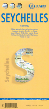 Online bestellen: Wegenkaart - landkaart Seychelles - Seychellen | Borch