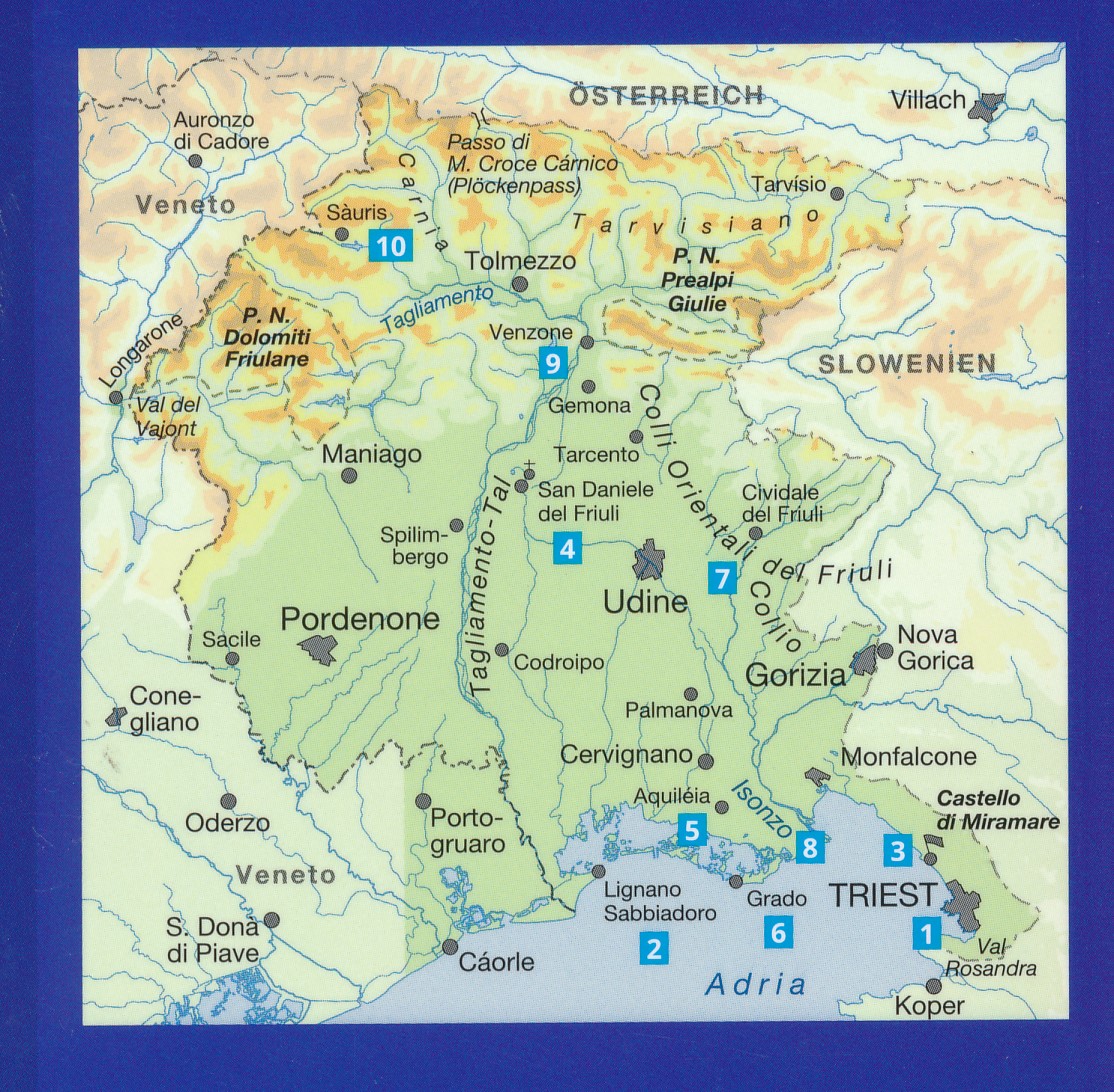 Reisgids Friaul-Julisch Venetien | Michael Müller Verlag