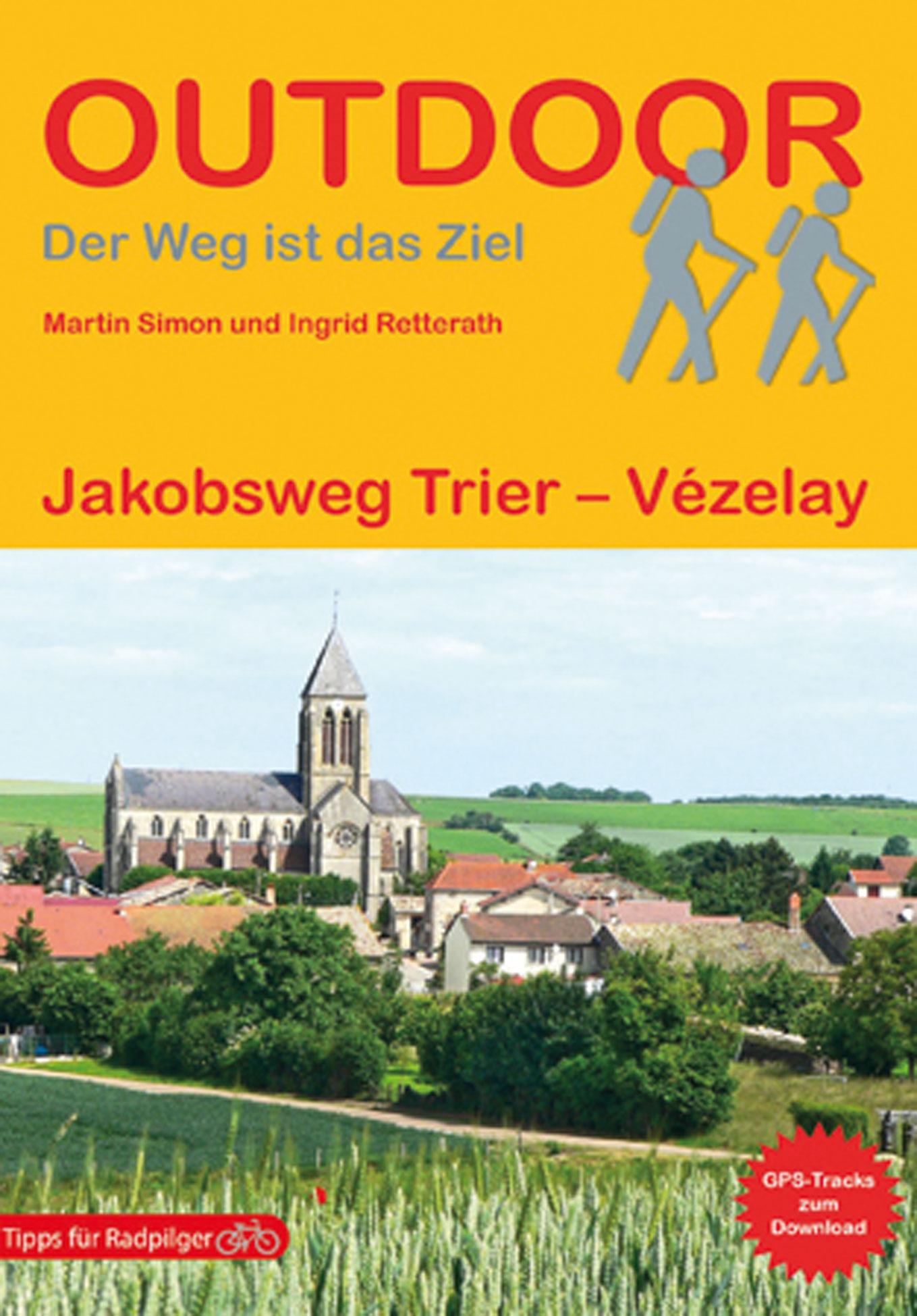 Online bestellen: Wandelgids Jakobsweg Trier - Vézelay - Jacobspad | Conrad Stein Verlag