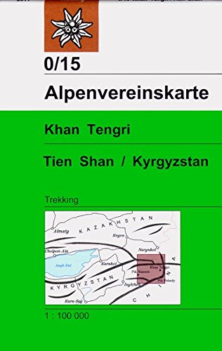 Online bestellen: Wandelkaart 0/15 Alpenvereinskarte Khan Tengri - Tien Shan / Kyrgyzstan | Alpenverein