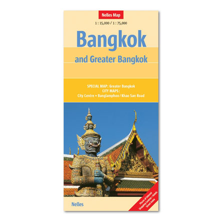Stadsplattegrond - landkaart Bangkok en omgeving | Nelles maps | 