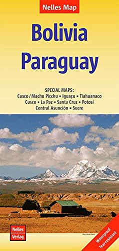 Online bestellen: Wegenkaart - landkaart Bolivia - Paraguay | Nelles Verlag