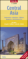 Landkaart - wegenkaart Central Asia - Centraal Azië: Turkmenistan, Oezbekistan, Tadzjikistan, Kirgistan, Noordoost Iran| Nelles maps |