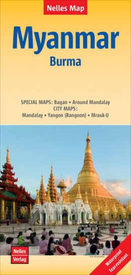 Online bestellen: Wegenkaart - landkaart Myanmar - Birma | Nelles Verlag