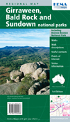 Landkaart -  wegenkaart Girraween, Bald Rock, Sundown and Boonoo Boonoo National Parks - Australië | Hema maps | 