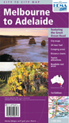 Landkaart -  wegenkaart Melbourne to Adelaide | Hema maps | 