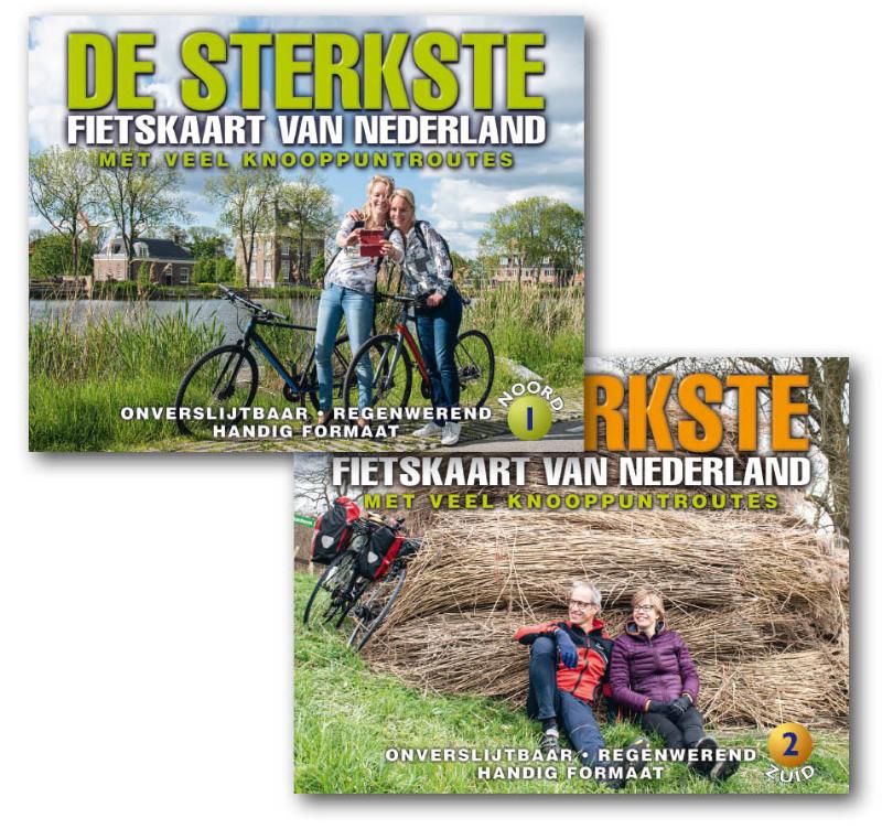 Online bestellen: Fietskaart De sterkste fietskaart van Nederland Noord en Zuid | Buijten & Schipperheijn
