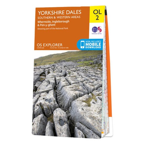 Online bestellen: Wandelkaart - Topografische kaart OL02 OS Explorer Map Yorkshire Dales - Southern & Western Area | Ordnance Survey