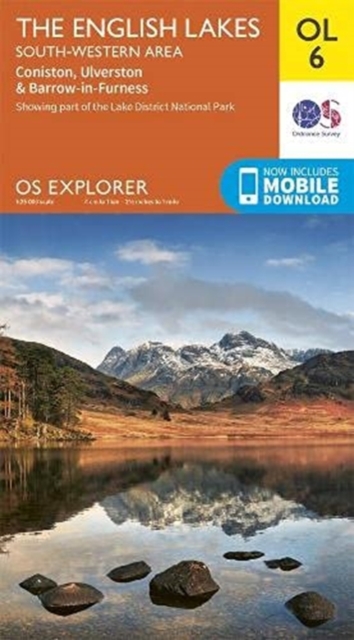 Online bestellen: Wandelkaart - Topografische kaart OL06 OS Explorer Map English Lakes - South Western area | Ordnance Survey
