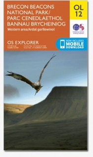 Online bestellen: Wandelkaart - Topografische kaart OL12 OS Explorer Map Brecon Beacons NP West | Ordnance Survey