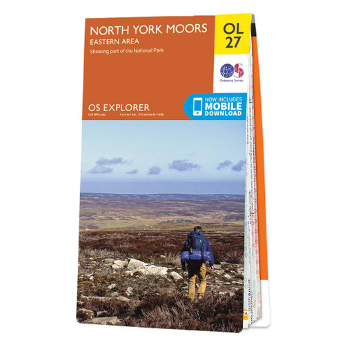 Online bestellen: Wandelkaart - Topografische kaart OL27 OS Explorer Map North York Moors - Eastern area | Ordnance Survey