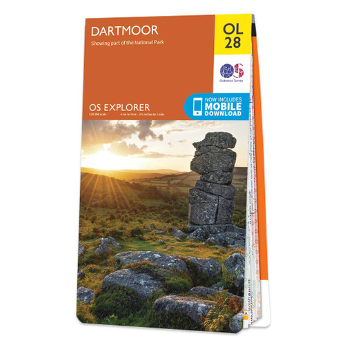 Online bestellen: Wandelkaart - Topografische kaart OL28 OS Explorer Map Dartmoor | Ordnance Survey