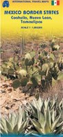 Wegenkaart - landkaart Mexico Border States Northeast Coahuila, Nuevo Leon, Tamaulipas | ITMB | 