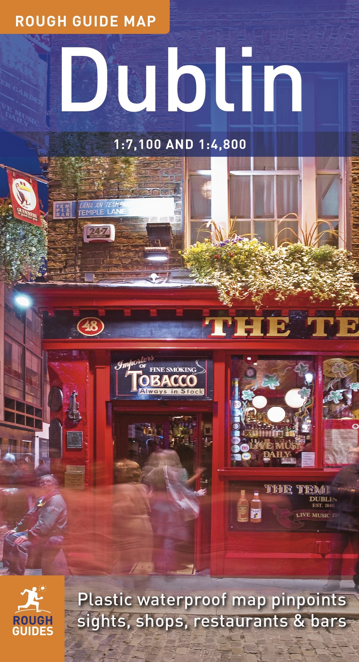 Stadsplattegrond -  plattegrond Dublin| Rough Guide Map | 