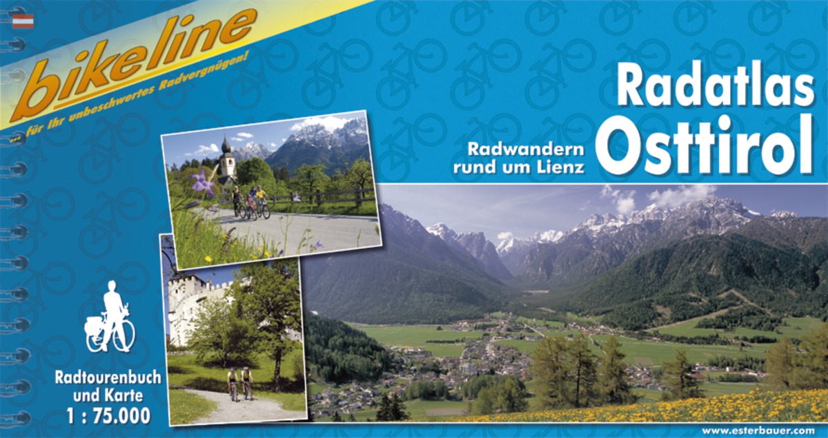 Online bestellen: Fietsgids Bikeline Osttirol - Oost Tirol | Esterbauer
