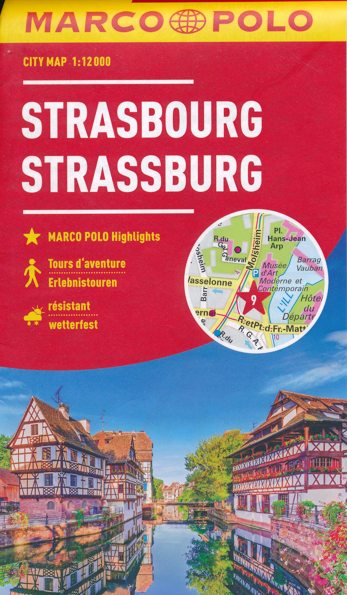 Online bestellen: Stadsplattegrond Strassbourg - Straatsburg | Marco Polo