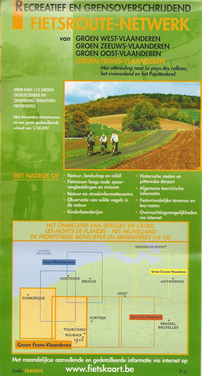 Online bestellen: Fietskaart 04 Fietsroute-Netwerk Groen Frans Vlaanderen | Sportoena