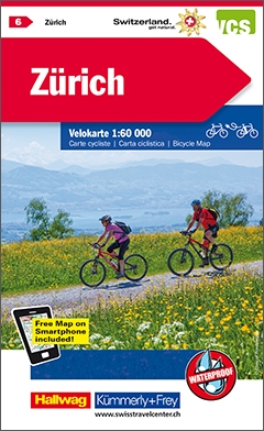 Online bestellen: Fietskaart 06 Zürich | Kümmerly & Frey