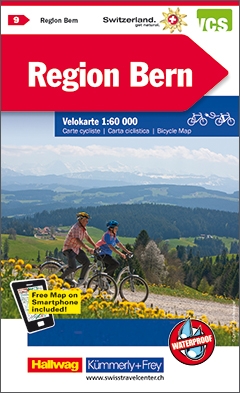 Online bestellen: Fietskaart 09 Region Bern | Kümmerly & Frey