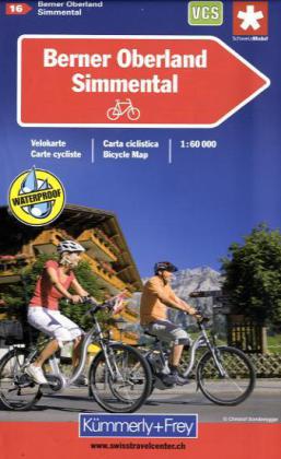 Fietskaart 16 - Berner Oberland | Kümmerly+Frey | 