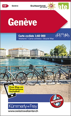 Online bestellen: Fietskaart 17 Genf - Geneve | Kümmerly & Frey
