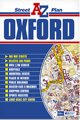 Plattegrond  - Stadsplattegrond Oxford | AZ Maps | 