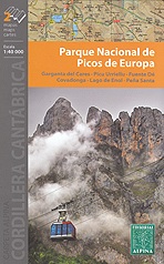 Wandelkaart Picos de Europa in 2 delen Oost en West | Alpina |