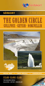 Wegenkaart - landkaart The golden Circle - Zuidwest IJsland | Ferdakort IJsland |