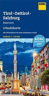 Online bestellen: Wegenkaart - landkaart 05 UrlaubsKarte Tirol, Osttirol, Salzburg | ADAC