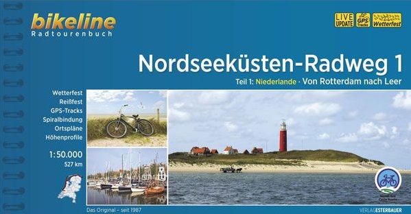 Fietsgids Bikeline Nordseeküsten-Radweg 1 | Esterbauer de zwerver