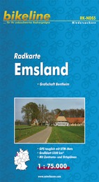Fietskaart Radkarte Emsland NDS5 | Bikeline |