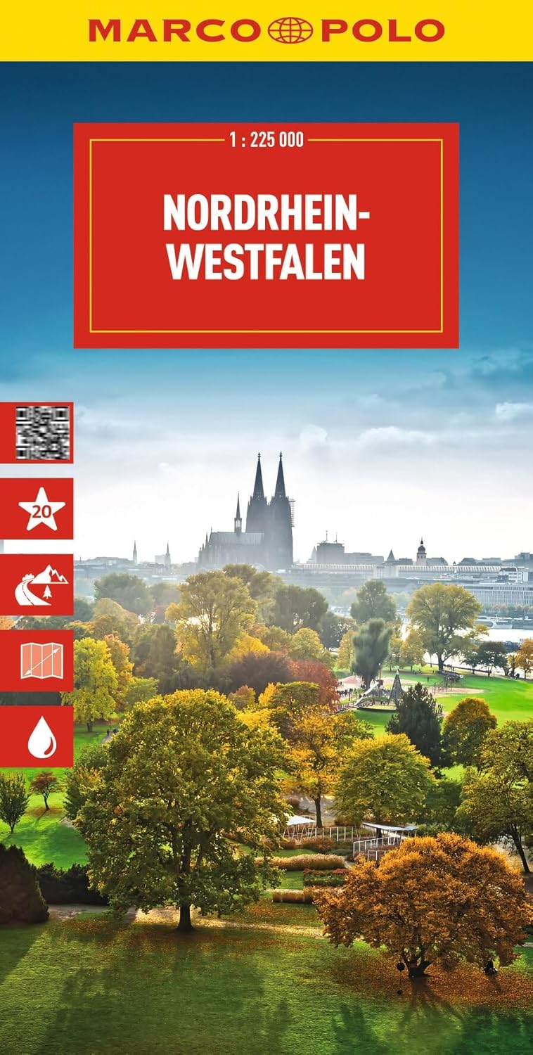 Wegenkaart - landkaart D05 Nordrhein Westfalen | Marco Polo