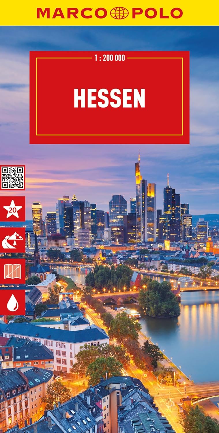 Wegenkaart - landkaart D06 Hessen | Marco Polo