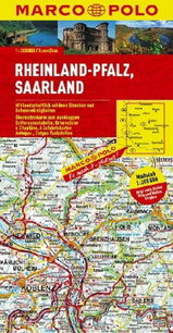 Wegenkaart - Landkaart Rheinland-Pfalz Saarland MP D10 | Marco Polo |