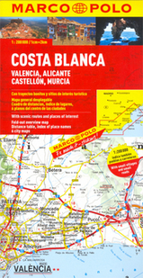 Wegenkaart - landkaart Costa Blanca Valencia Granada | Marco Polo | 