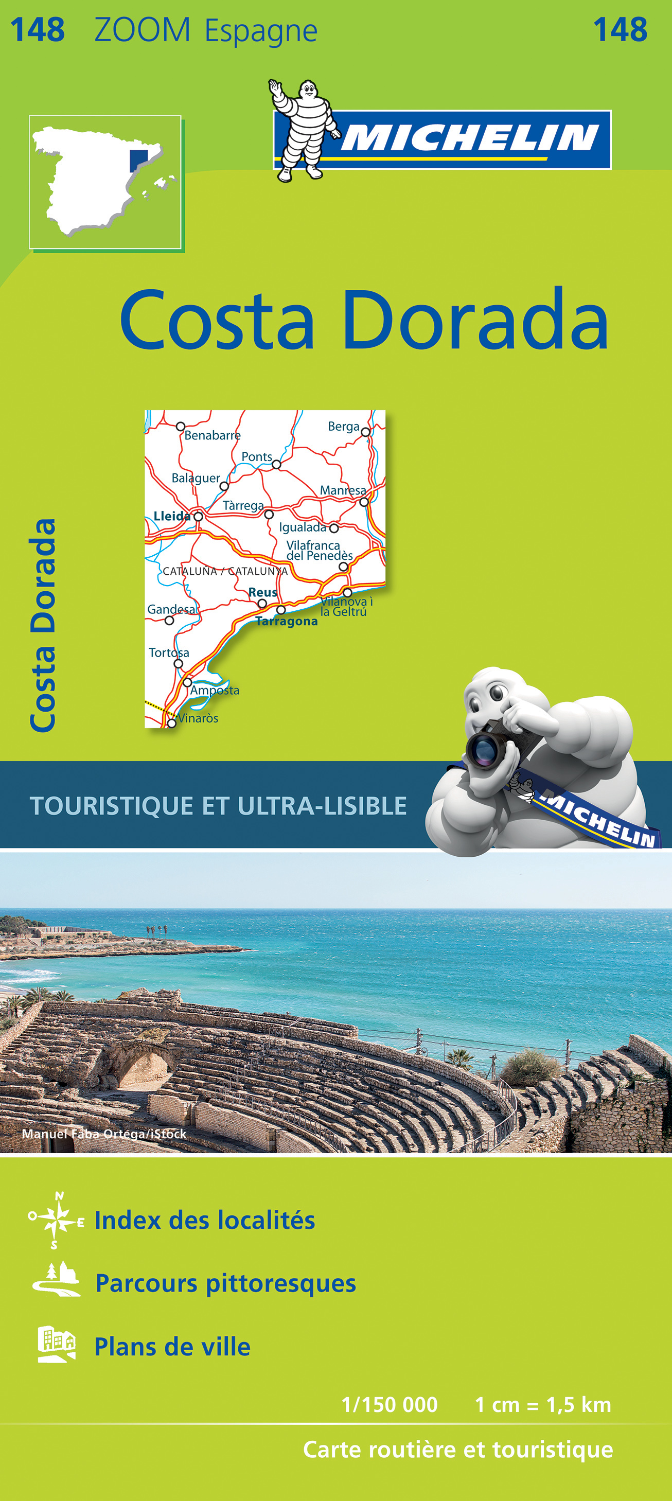 Online bestellen: Wegenkaart - landkaart 148 Costa Daurada | Michelin
