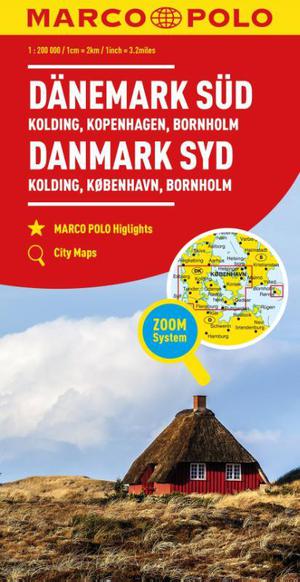 Wegenkaart - landkaart Zuid Jutland, Denemarken zuid | Marco Polo